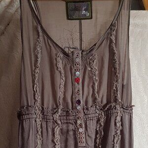 Desigual Sleeveless Ruffle Day Dress